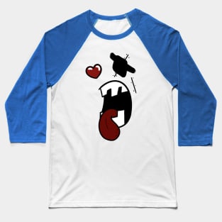 Cool pirate in love face Baseball T-Shirt